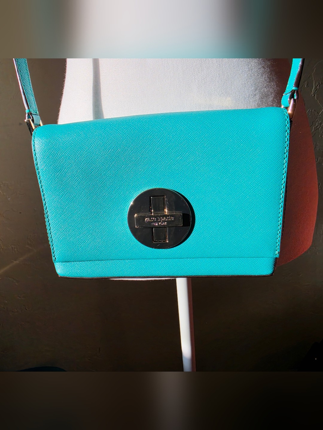 Kate Spade Turquoise Crossbody Clutch